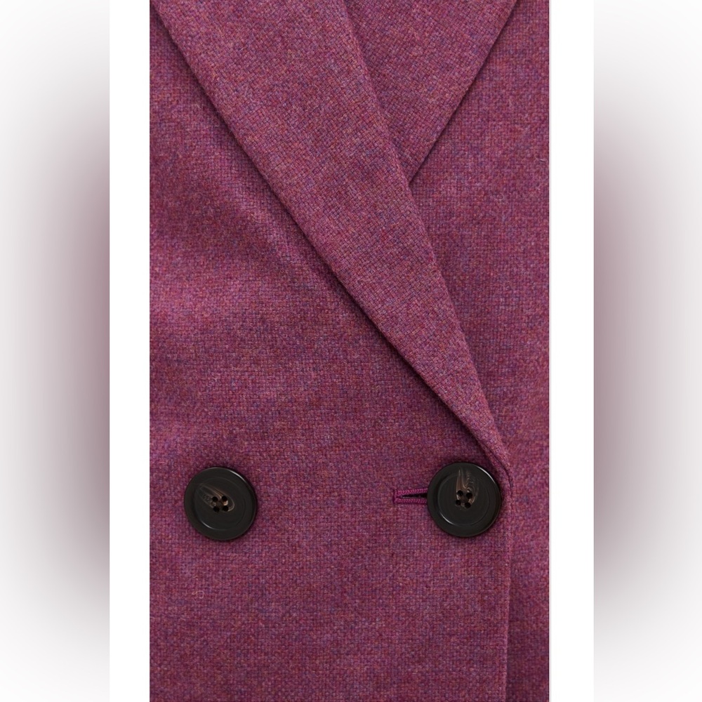 New Veronica Beard Sevyn Dickey Wool Jacket in Vintage Orchid - Picture 6 of 10